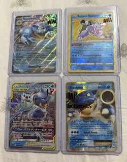 Blastoise Pokemon Card Lot Of 4 Cards *Varying Cond* Ex, POGO, ENG, JPN, Etc - Image 2