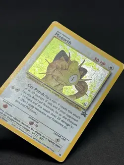 Pokemon TCG Meowth 10/53 WOTC Promo Holo Card - Image 2