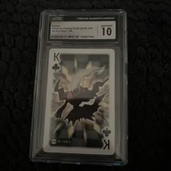 Pokemon Darkrai 2016 Playing Card All Star Deck King Clover - Image 1