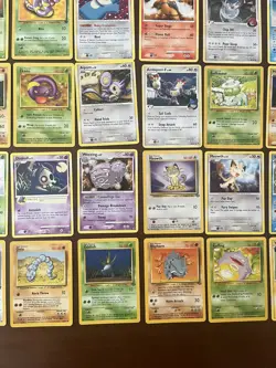 50 Vintage Pokemon Cards! No Duplicates! Bulbasaur, Meowth, Jungle, Base, Fossil - Image 3