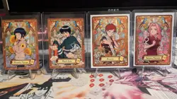 Naruto Kayou SP Card Lot Of 4 - Hinata Rock Lee Gaara Sakura - English - Image 1