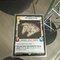 Star Wars Unlimited Millennium Falcon Piece of Junk Legendary SWU SOR #193 Foil - Image 1