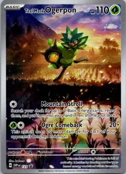 Teal Mask Ogerpon Promo SV: Scarlet & Violet Promo Cards 123 NM - Image 1