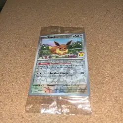 Pokemon Pikachu At The Museum Jumbo Promo Card & Evee promo new sealed low pp - Image 3