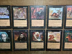 Magic The Gathering Lot Alliances Black LP X10 Cards - Image 2