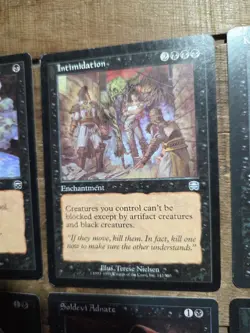 Magic The Gathering Lot Alliances Black LP X10 Cards - Image 4