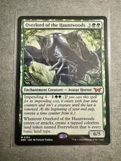 MTG Overlord of the Hauntwoods Duskmourn: House of Horror Regular 194 ~ NM - Image 1