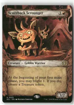 Scuzzback Scrounger Lorwyn Eclipsed Magic Showcase MTG NM Regular IN HAND - Image 1