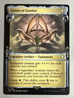 MTG / Crown of Gondor / LTC / #485 / Regular (Showcase Scrolls) / Rare / NM - Image 1