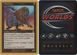 Masticore - Jon Finkel - 2000 ~ Lightly Played World Championship N MTG Magic Ul - Image 1