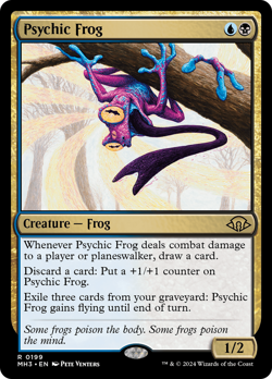 Psychic Frog (FOIL) x1 - MTG Modern Horizons 3 MH3 #199 - Image 1