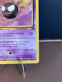 1st Edition Gastly 33/62 Pokemon TCG WOTC Base Set Fossil MINT NM - Image 4