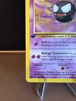 1st Edition Gastly 33/62 Pokemon TCG WOTC Base Set Fossil MINT NM - Image 5