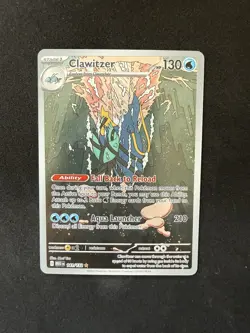 Pokemon TCG Clawitzer 141/132 Illustration Rare Mega Evolution ME01 - Image 1