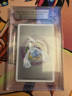 Pokemon - 1999 Silver Poker Set King of Hearts - Suicune | Beckett 9.5 Gem Mint - Image 2
