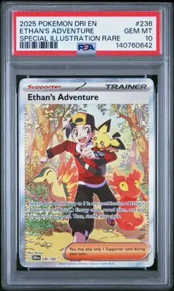 Pokemon Ethan's Adventure #236/182 Destined Rivals PSA 10 GEM MINT - Image 1