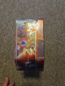 Pokemon Paradox Destinies Tin Gouging Fire ex Tin w/ 5 Booster Packs New Sealed - Image 4