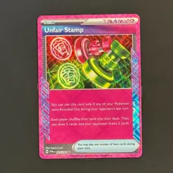 Pokemon - Unfair Stamp Ace Spec 165/167 TWM SV06 Twilight Masquerade NM/Mint - Image 1