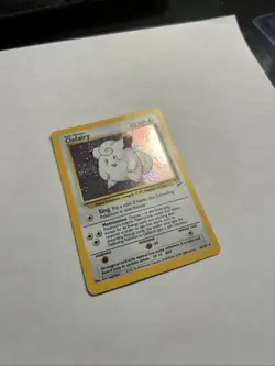 Pokemon TCG Clefairy #6/130 Holo Rare Unlimited Edition Base Set 2 - Image 1