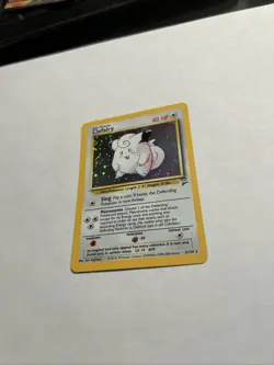 Pokemon TCG Clefairy #6/130 Holo Rare Unlimited Edition Base Set 2 - Image 2