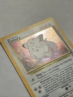 Pokemon TCG Clefairy #6/130 Holo Rare Unlimited Edition Base Set 2 - Image 3