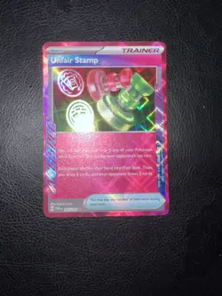 Pokemon TCG Unfair Stamp Scarlet & Violet-Twilight Masquerade 165/167 Holo... - Image 1