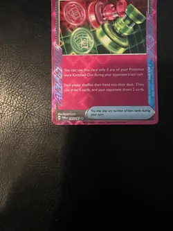 Pokemon TCG Unfair Stamp Scarlet & Violet-Twilight Masquerade 165/167 Holo... - Image 2