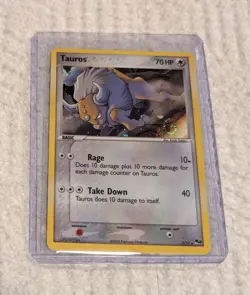 Pokemon TCG 2005 Tauros 5/17 Holo Rare Pop Series 2 - Image 1