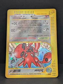 Scizor H21/H32 Aquapolis Holo Ultra Rare Pokemon TCG Nintendo e-reader MP+ - Image 4