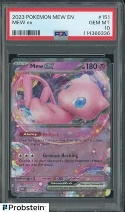 2023 Pokemon MEW EN #151 Mew ex PSA 10 GEM MINT - Image 1