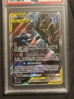 2019 POKEMON SM BLACK STAR PROMO #SM193 FULL ART/GARCHOMP & GIRATINA PSA 10 - Image 3