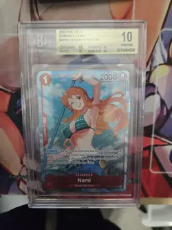 2022 ONE PIECE ROMANCE DAWN PRE-ERRATA BETA ALT NAMI BGS 10 - Image 1