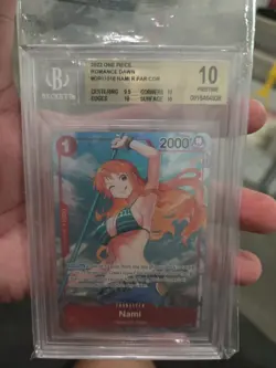 2022 ONE PIECE ROMANCE DAWN PRE-ERRATA BETA ALT NAMI BGS 10 - Image 2