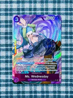 Ms. Wednesday Alt Alternate Art SR EB01-034 One Piece English NM Memorial LP/NM - Image 1