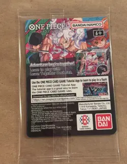 One Piece Monkey D. Luffy US Voyage College Basketball Promo Card (Sealed / New) - Image 2