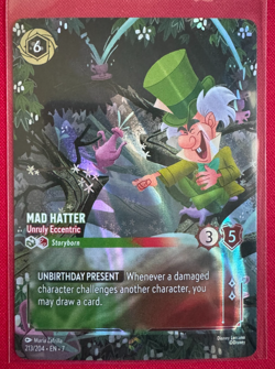 Disney Lorcana enchanted Mad Hatter Archazia’s Island 213/204 - Image 1