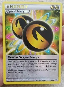 Double Dragon Energy 97/108 Roaring Skies Reverse Holo Pokemon Card LP 2015 - Image 1