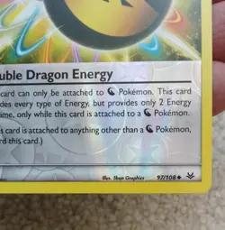 Double Dragon Energy 97/108 Roaring Skies Reverse Holo Pokemon Card LP 2015 - Image 3