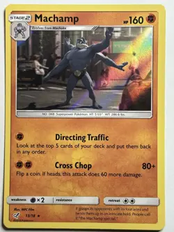 Machamp Detective Pikachu 13/18 LP-NM Pokemon card - Image 1