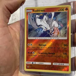 Pokemon Reshiram - 14/73 - Shining Legends - Reverse Holo Pokemon Rare Card NM - Image 2