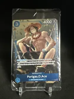 Portgas.D.Ace (Tin Pack Set Vol. 2) P-074 One Piece Promo Card Foil Sealed - Image 1