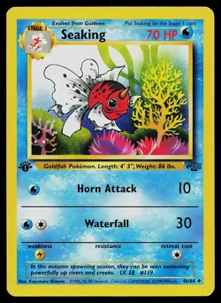 Pokemon Card Seaking 46/64 Jungle 1st Edition - Image 1