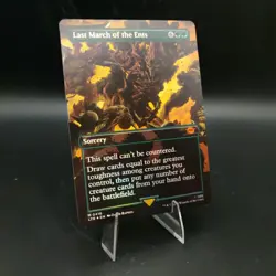 MTG English Last March of the Ents (Borderless) NM Foil Lord Of The Rings - Image 1