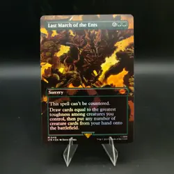 MTG English Last March of the Ents (Borderless) NM Foil Lord Of The Rings - Image 4