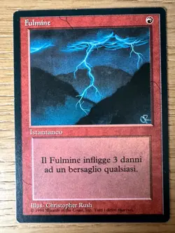 MAGIC - Lightning Bolt / ITA First Edition - MTG ITA FBB - Image 1