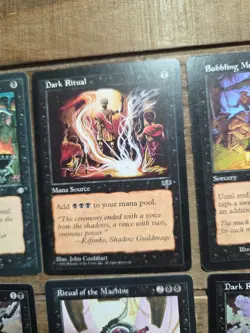 Magic The Gathering Lot Alliances Black LP X10 Cards - Image 4