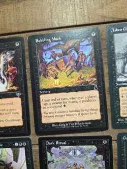 Magic The Gathering Lot Alliances Black LP X10 Cards - Image 5