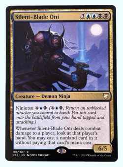Silent-Blade Oni, Commander 2018​​, NM Near Mint, Magic the Gathering MTG - Image 1