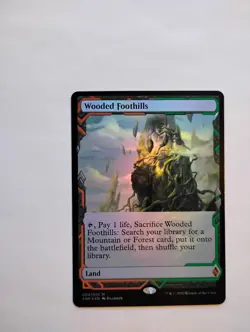 Wooded Foothills ZNE Zendikar Rising Expedition Foil - Image 1
