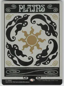 MTG Plains Rainbow Foil Foil NM Secret Lair Drop Series Magic 888 - Image 1